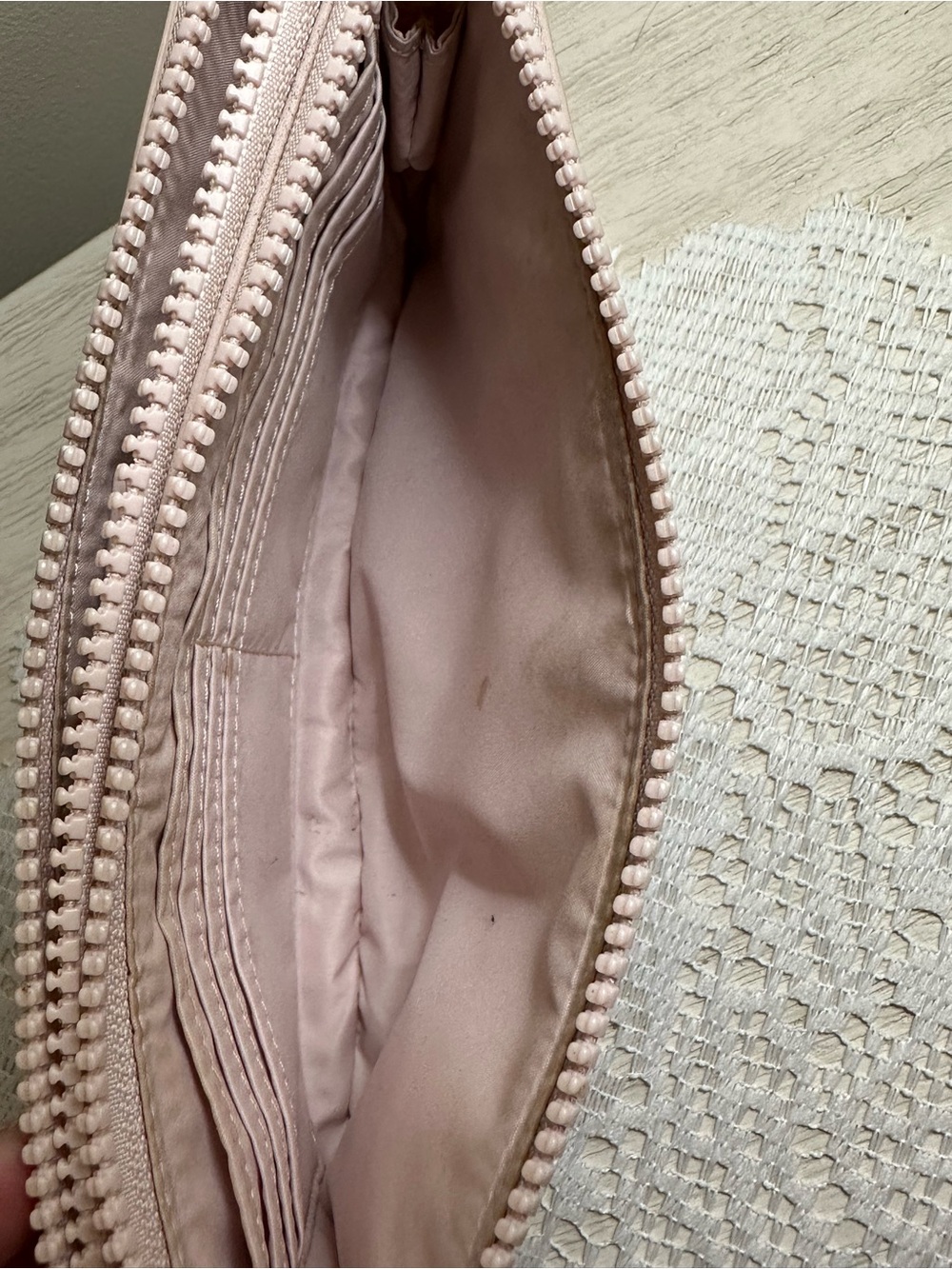 Lululemon Blush Pink Double Zip Wristlet Wallet - Picture 7 of 11